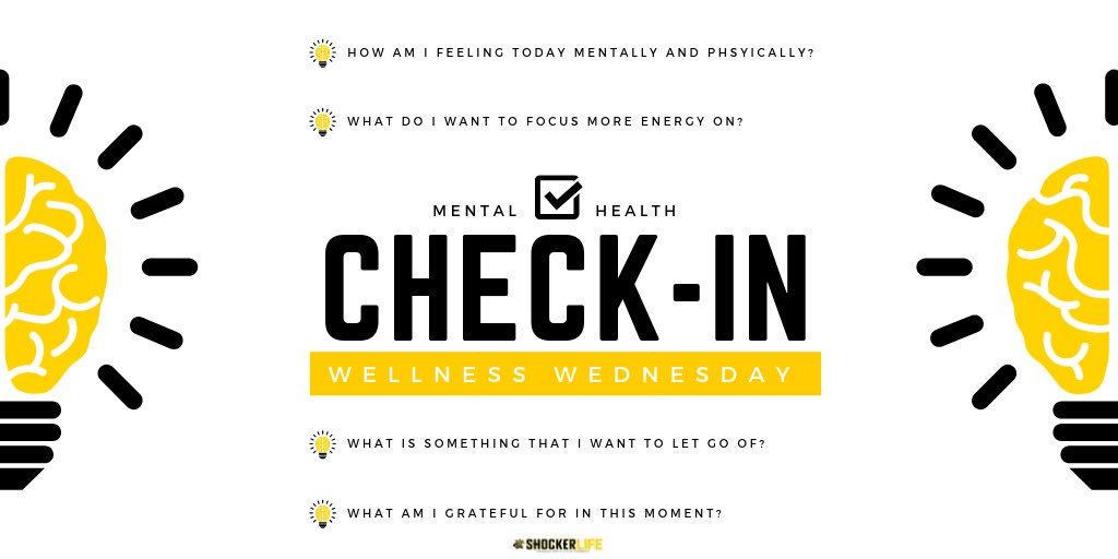 It's #WellnessWednesday and we checking in on our minds 🧠

#PowerfulMinds #MentalHealth