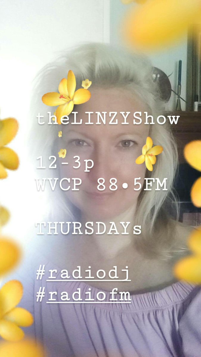 AnnaLinzy's tweet photo. theLINZYShow every #Thursday
#SimpleRadioApp
#WVCP 88โข5 FM or #WVCP_net https://t.co/gEWuUvKqdw