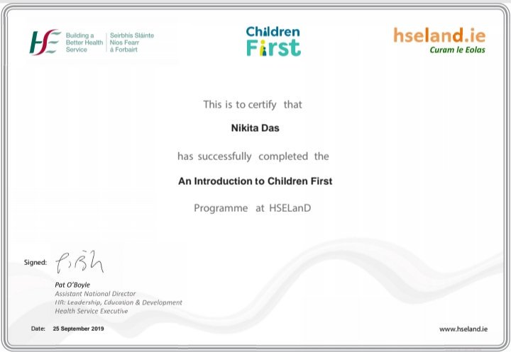 NikitaDas35's tweet photo. The HSE National Counselling Service (NCS)
#Training done right!! The Social Work team in theΒ Local Health OfficeΒ is responsible for providing support to children and families in this community. #dublinsimon #HSE #Tulsa #childprotection #familysupport https://t.co/DSIcagYrx0