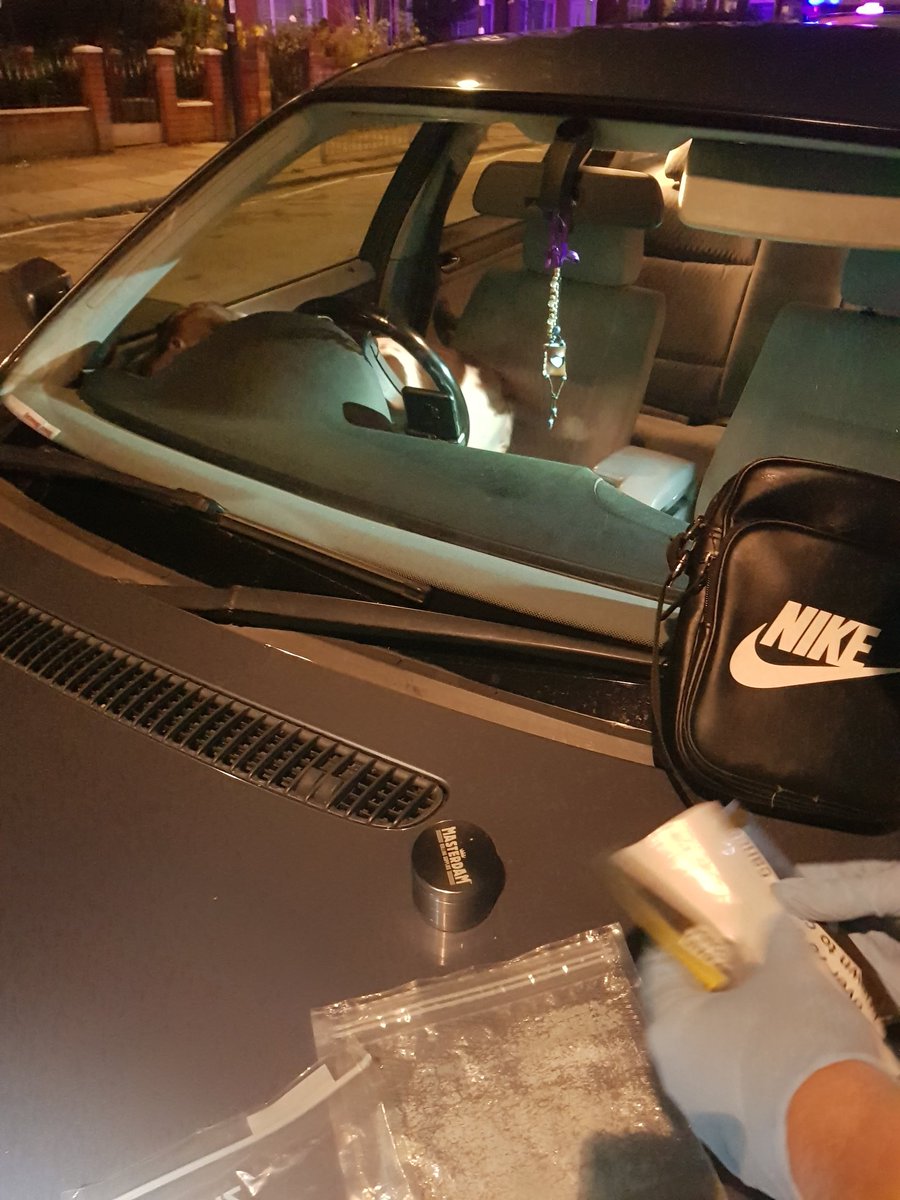 RatSergeant's tweet image. Vehicle attempts to evade police. Failed to evade Raptor units. With the help of our k9 friend we recovered cannabis. The driver arrested for failing a roadside drugs test. #Raptors #metpolice #rtpc @MPSRTPC