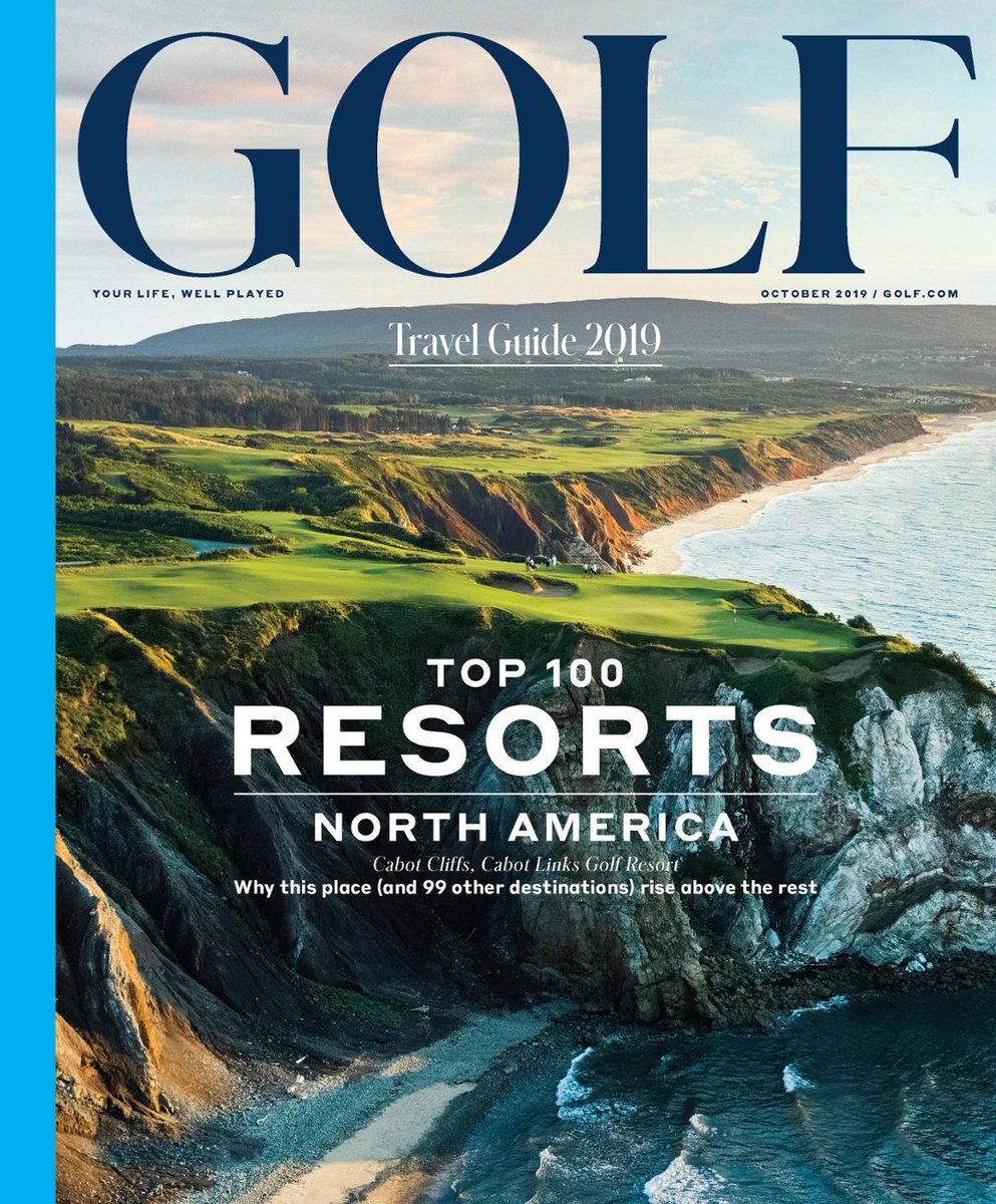What a way to lead into the final month of an incredible season here at Cabot! ⛳😍🎉 A huge thank you to <a href="/GOLF_com/">GOLF.com</a> for featuring Cabot Cliffs on the October cover!

We owe this to our incredible staff, our supportive community, and, of course, our golfers and guests! 🏌️‍♂️🙏🎉