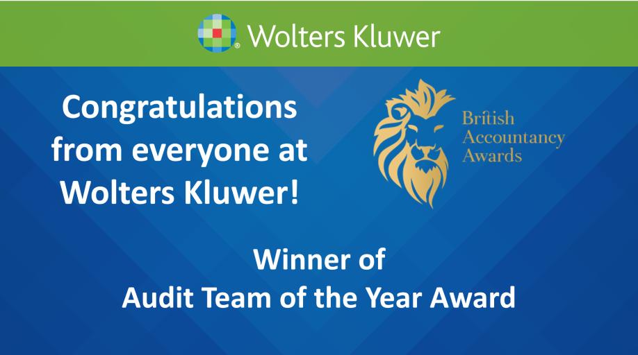 wolterskluweruk's tweet photo. Congratulations to @bhpaccountants for winning the Audit Team of the Year Award at tonight's @AccountancyAge #BAawards19 https://t.co/J5lY0nhkp9