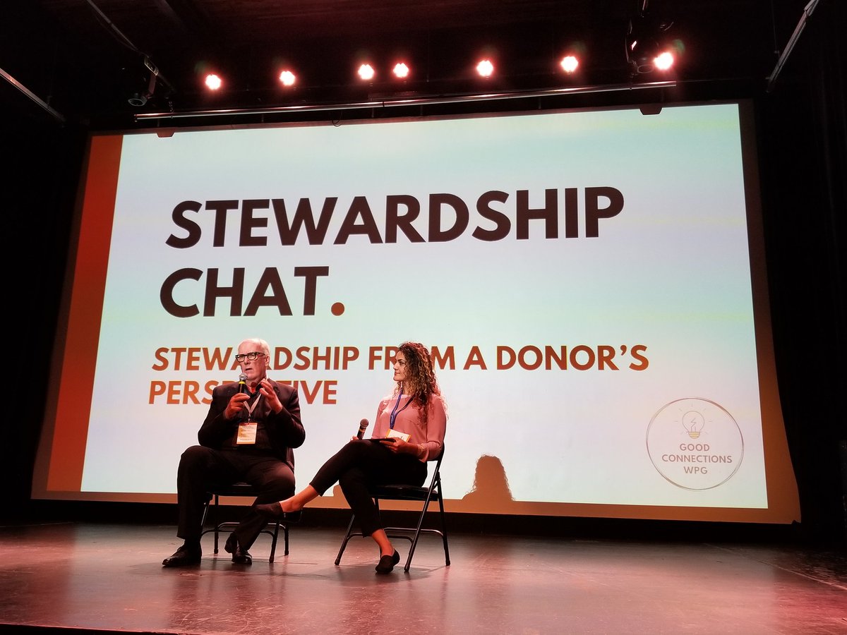 Fireside &amp; Stewardship Chat with Doug Harvey at <a href="/WpgGood/">GoodConnectionsWpg</a>. Great insight about #philanthropy &amp; #Stewardship. It is simple...create a relationship that is meaningful and genuine so that it's hard to say "no", say Thank You!" #wpggood <a href="/AFPManitoba/">AFP Manitoba</a>