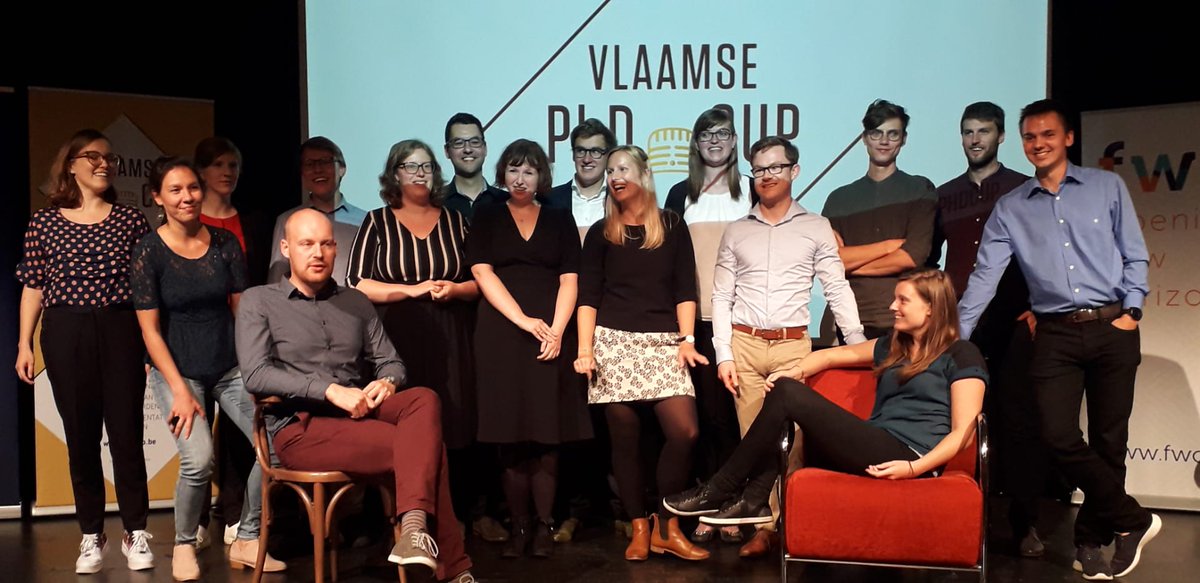 Superleuke avond gehad met deze toppers! Op naar 6 oktober! #KU_Leuven #PhDCup #FWO