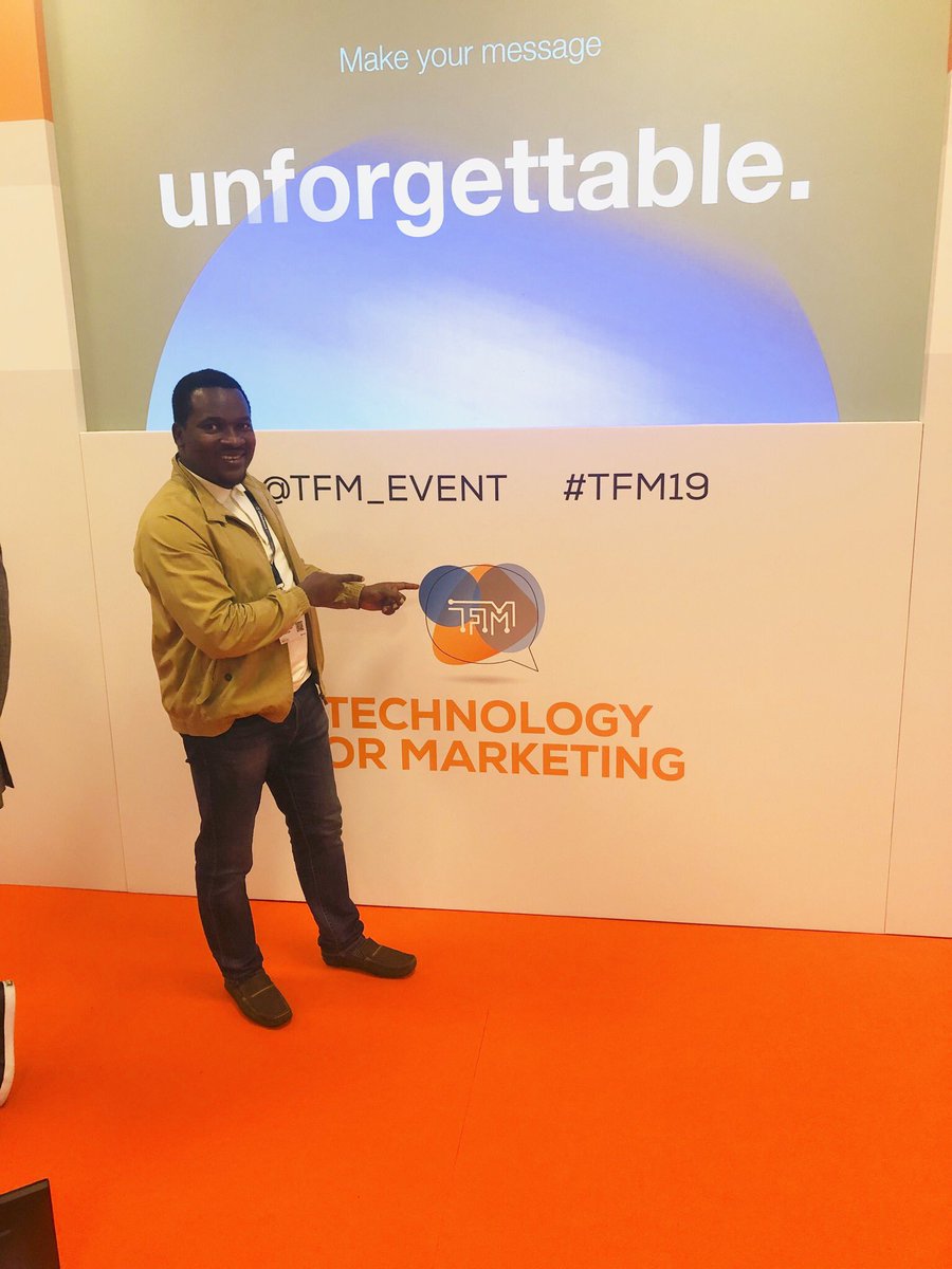 TOSENSEN's tweet image. An amazing event today #TechnologyForMarketing at Olympia! Good to keep up with the trends in the industry 😁📚💪🏾

#TFM19 #DigitalMarketing #Entrepreneurship #Positivity