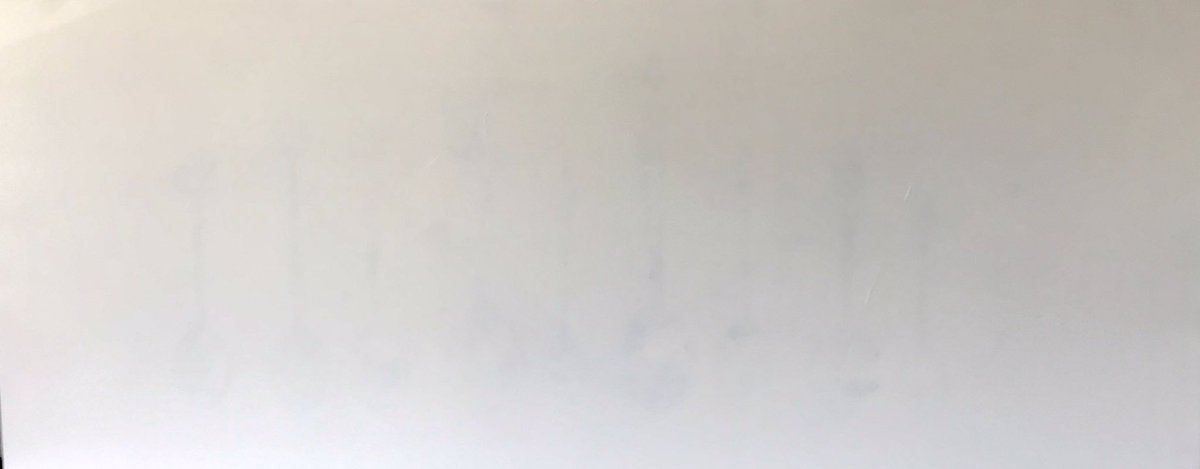 _kelly_neill_'s tweet photo. Thrift store find: 56” x 22” print on canvas ($6) + two coats of gesso + five coats of white, gray, and metallic paints I had on hand = Voila! #art #artist #artwork #painting #design #decor #arttherapy #apartmenttherapy #arte #minimalism #grayart #abstractart #modernart #creative https://t.co/uQJnbAxZ1S