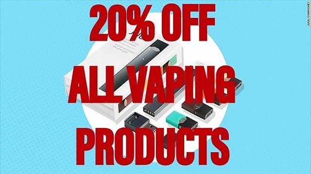 20% off all vaping products! Everything must go by 11pm tonight! #NewportRI #RhodeIsland #Newport ift.tt/2lLagB9