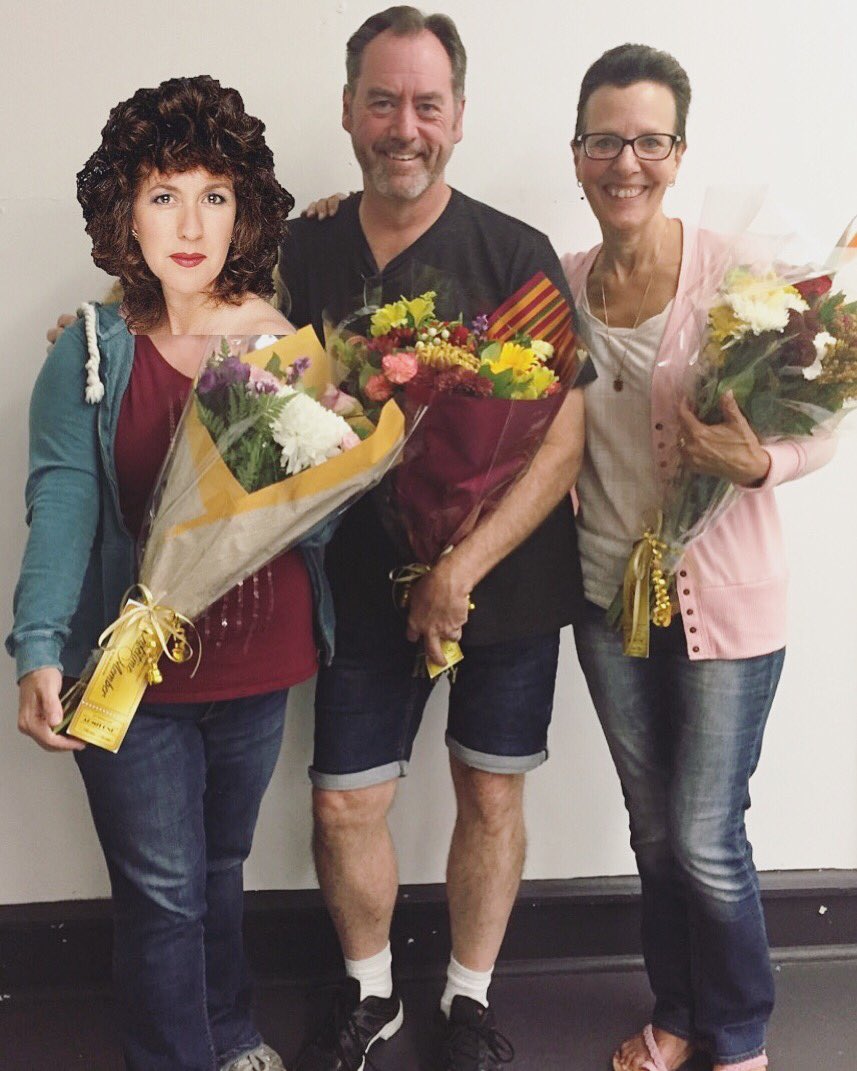 💐💐💐 Last night at our AGM, we awarded lifetime memberships to 3 members - Marnie Harper, Keith O’Connell, &amp; Janet Flynn.
Unfortunately, Marnie couldn’t make it to the AGM, so please enjoy her infamous Glamourshot which has ended up in many a production and CCP memory. 🙃