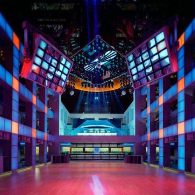 This is Isozaki’s iconic Palladium nightclub, New York City, 1985