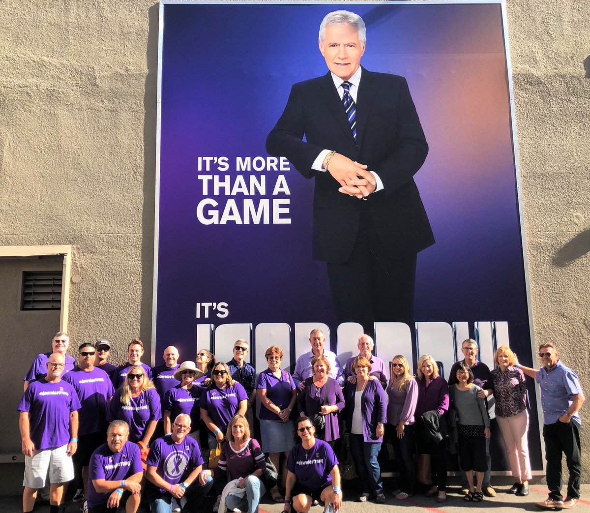 Thank you to @Jeopardy for having us at the show's taping yesterday! We were so excited to have several of our @PanCAN Circle of Hope monthly donors, Partners in Progress and Wage Hope My Way fundraisers in attendance with us for this exciting day.