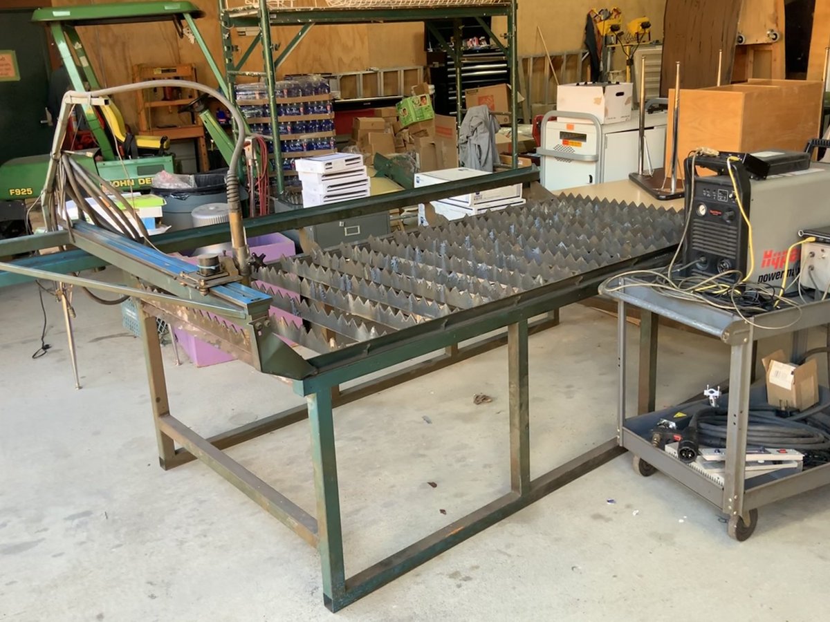 WarriorSTEM's tweet image. “New” #cnc #plasmacutter! Can’t wait to get it fired up! @Hypertherm @OregonCTE