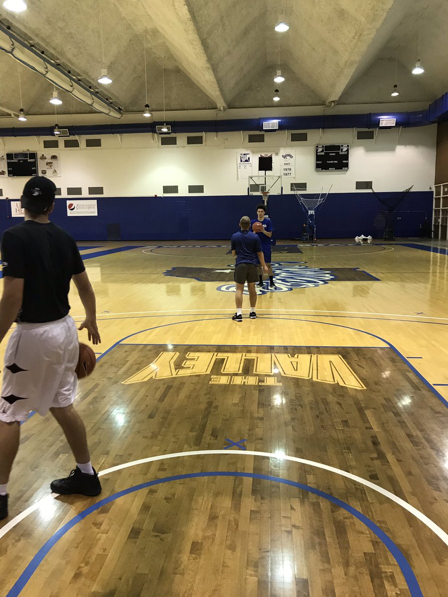 TreesSportMedia's tweet photo. AFTER HOURS➡️ @Cobie_barnes20 getting his final tuneups in before the season starts Tuesday against manager @evanrudicle while Sycamore legend Jake Odum looks on #WEREADY #FightingTrees https://t.co/ZSprRMHKVL