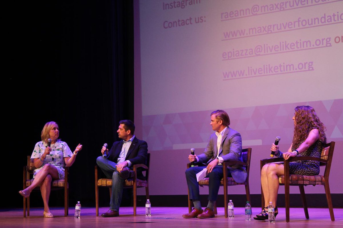 sigeplsu's tweet photo. Thank you to the Max Gruver Foundation and #liveliketim for coming to share your stories to the students of LSU last night. Together we can build a better future and stop hazing for good. #flyhighmax https://t.co/BvQIeM8ZNJ