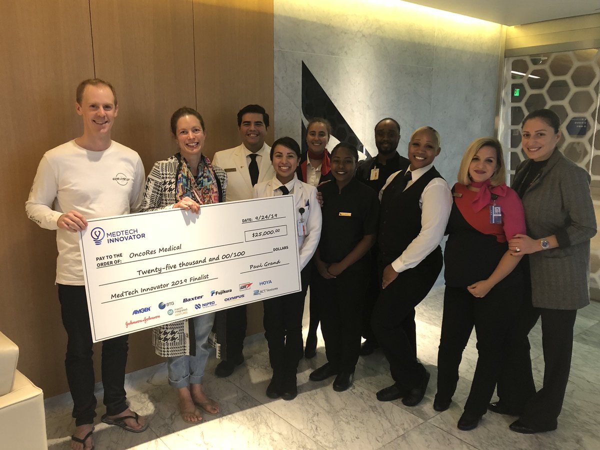 So excited to have been the first Aussie company EVER to be a finalist in the #MedTechInnovator program. Thanks #Qantas for helping take Australian Medical Innovation to the world!!