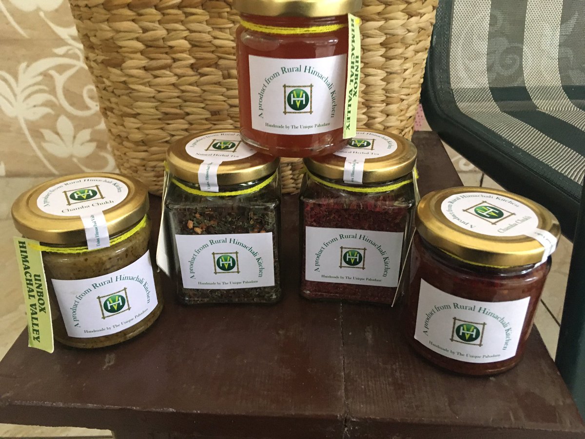 GypsieWanderer's tweet photo. The newbies from #TheUniquePahadans #UnboxHimachalValley #Gifts #RuralKitchen https://t.co/wIGziaP2XJ