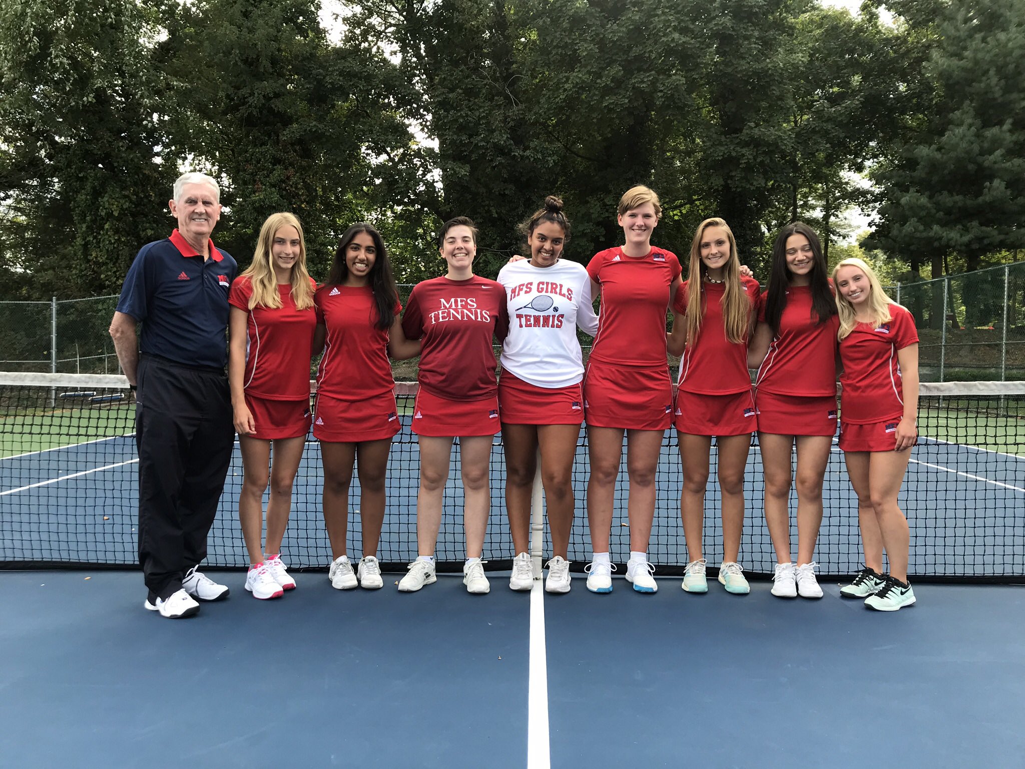MFS’ Girls Tennis Sends Seven Players to the South Jersey