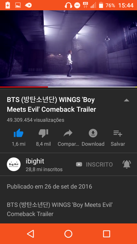 hobi_myuniverse's tweet photo. Amor, você nos deu um presente tão lindo e sou muito agradecida, pois em todos os momentos é essa canção e sua voz que me dá animo para jamais desistir. I purple you 
 #3YearsWithBoyMeetsEvil 
#BMEto50M @JHSBRAZIL https://t.co/JMS26tOVRY