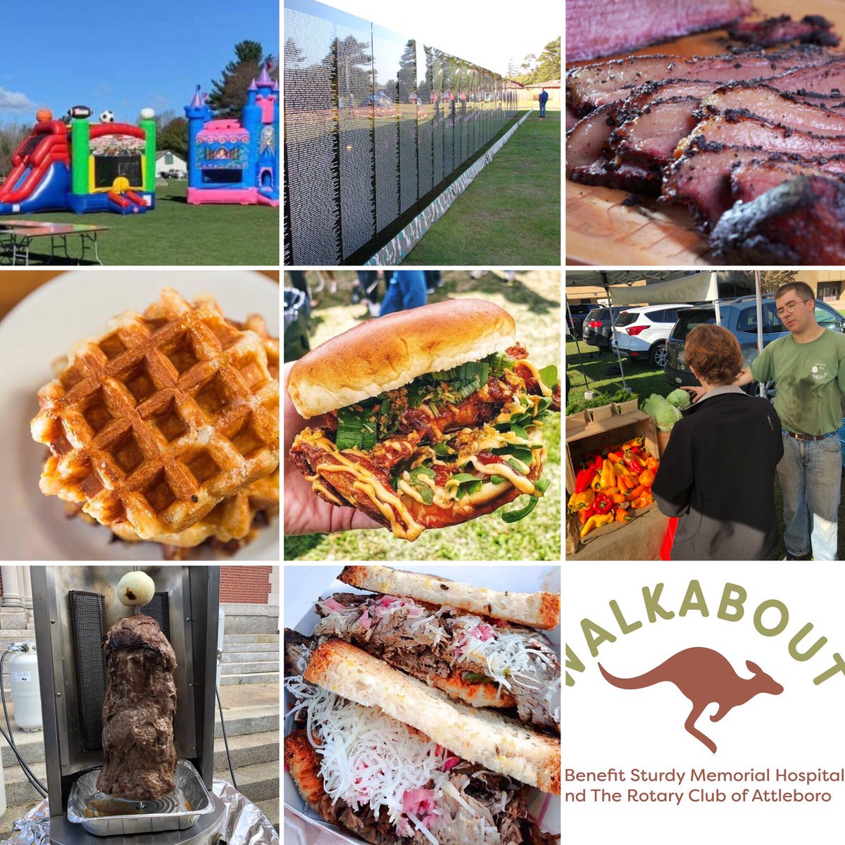 Huge day at the market and surrounding parks! AFM will have 50+ vendors, live music and bounce houses from #jumparoo rentals. 6 food trucks including Egyptian Shawerma and Kofta, also waffles, bbq, farm to table and more. The Vietnam Moving Wall will be at Highland Park,zoo event