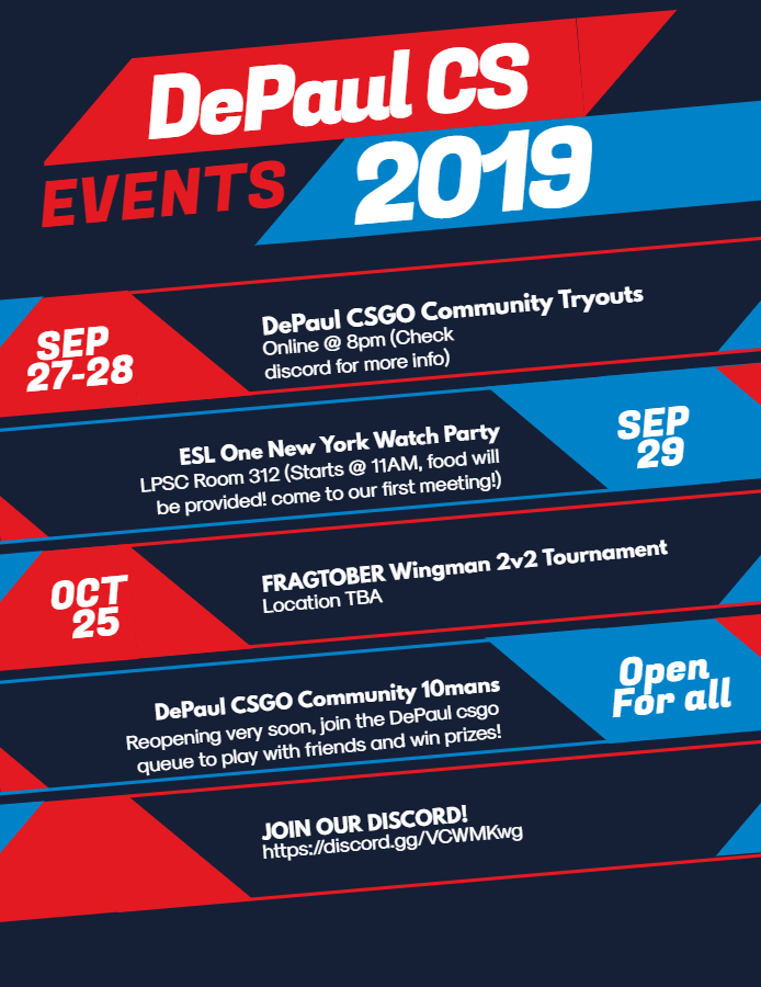 depaulcs's tweet photo. Just a very small glimpse of the upcoming year! https://t.co/JMHbT7SVVN