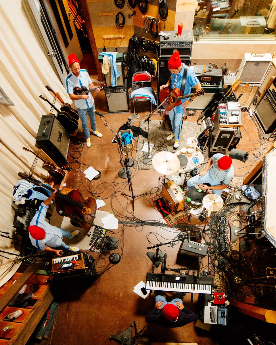 switchfoot's tweet photo. Rehearsing for the #FantasticTravelingMusicShow
(What? You thought weβd rehearse for tour without our Red & Blues?!)
#Nope
#NotEvenKidding #NotEvenClose #ItsGoingDownForReal #WhatCouldGoWrong #AThreeHourTour
#TeamZissou
#Hashtag
#FantasticTravelingMusicShow https://t.co/mxMoigTirS