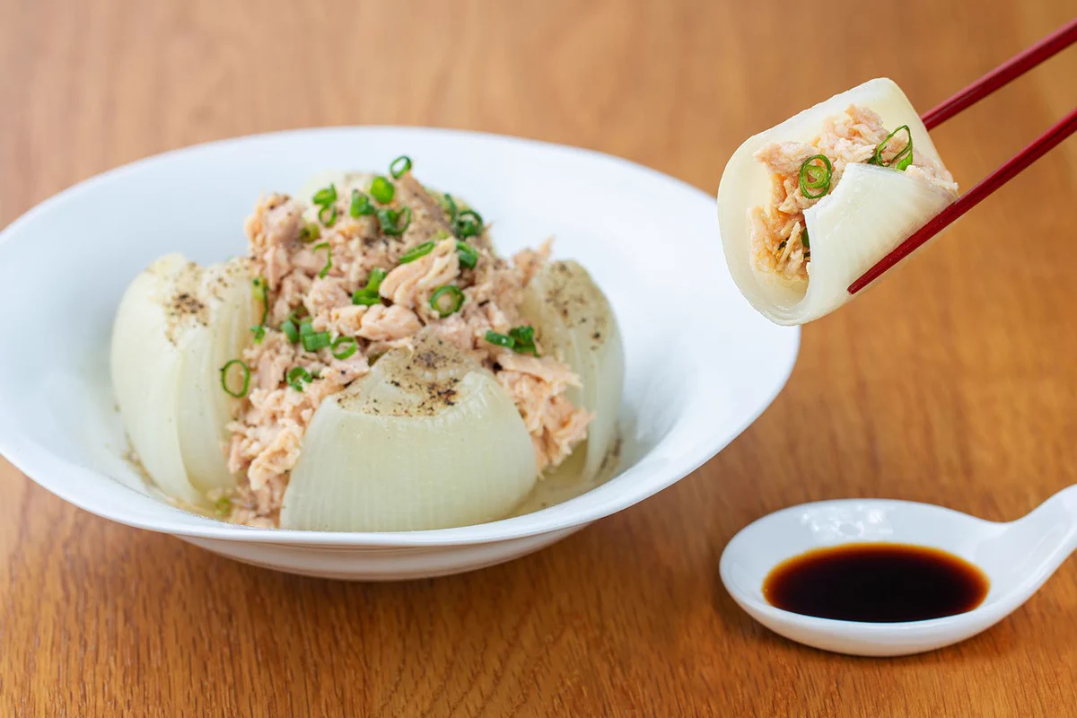 玉ねぎがバクバク食べれちゃう？「シーチキンチキンボム」の作り方！