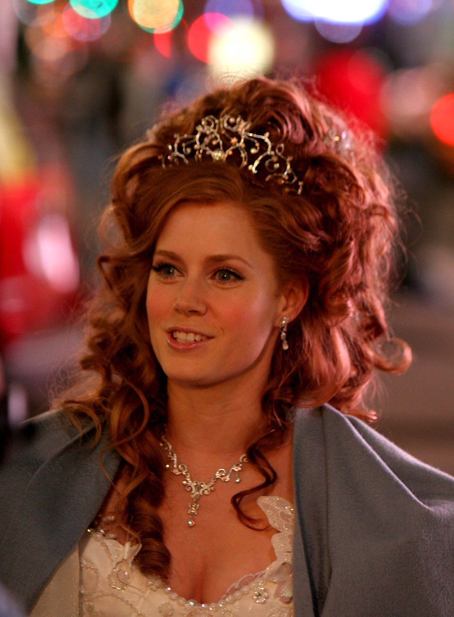 Enchanted on set (2007), image size:883x1200