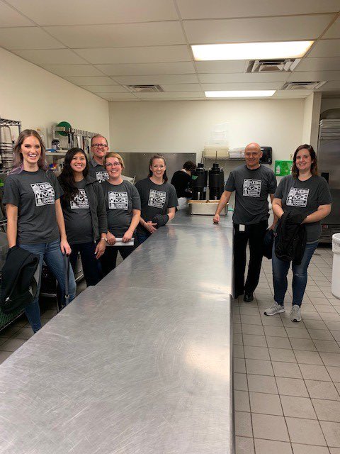 KevinLasiuk's tweet image. In partnership with @UnitedWayStoon &amp;amp; @SaskatoonFriend , for @Stantec in the #community week, Saskatoon staff also helped serve a nutritious lunch today at the Friendship Inn. Looking stylish in those hair nets! #stantectogether