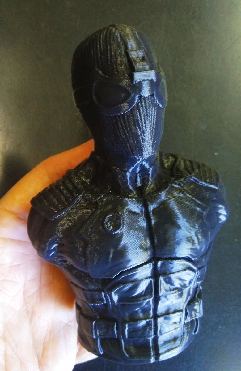 Plas3D's tweet image. The first official print. @Artillery3d1 @3DArtillery SW X1 is awesome. Highly detailed Night Monkey by @RoberRollin in Pro PLA Black at 0.2mm layer. #plas3d #artillery3d #SWX1 #nightmonkey #spiderman2