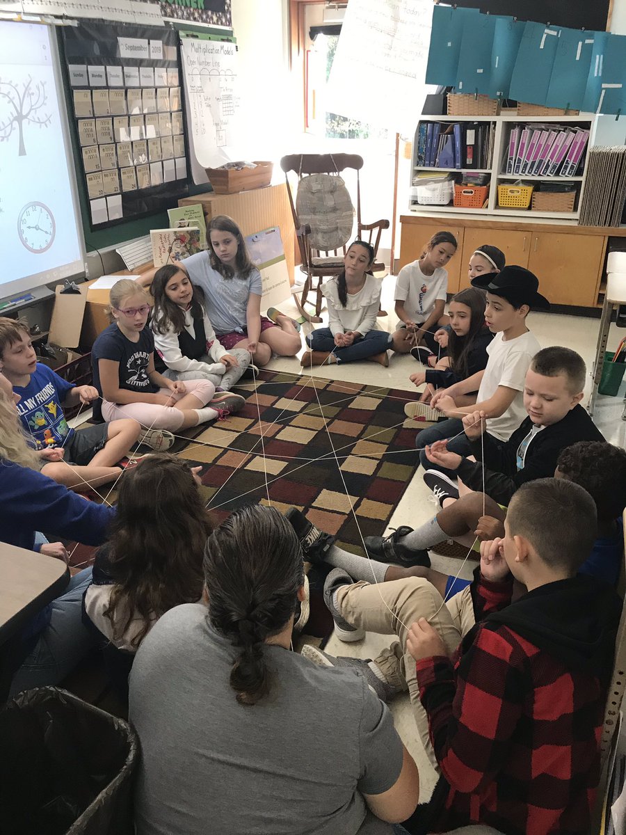 Our math coach, morning greeting, cobwebs, and geometry...what a great way to start our day!!