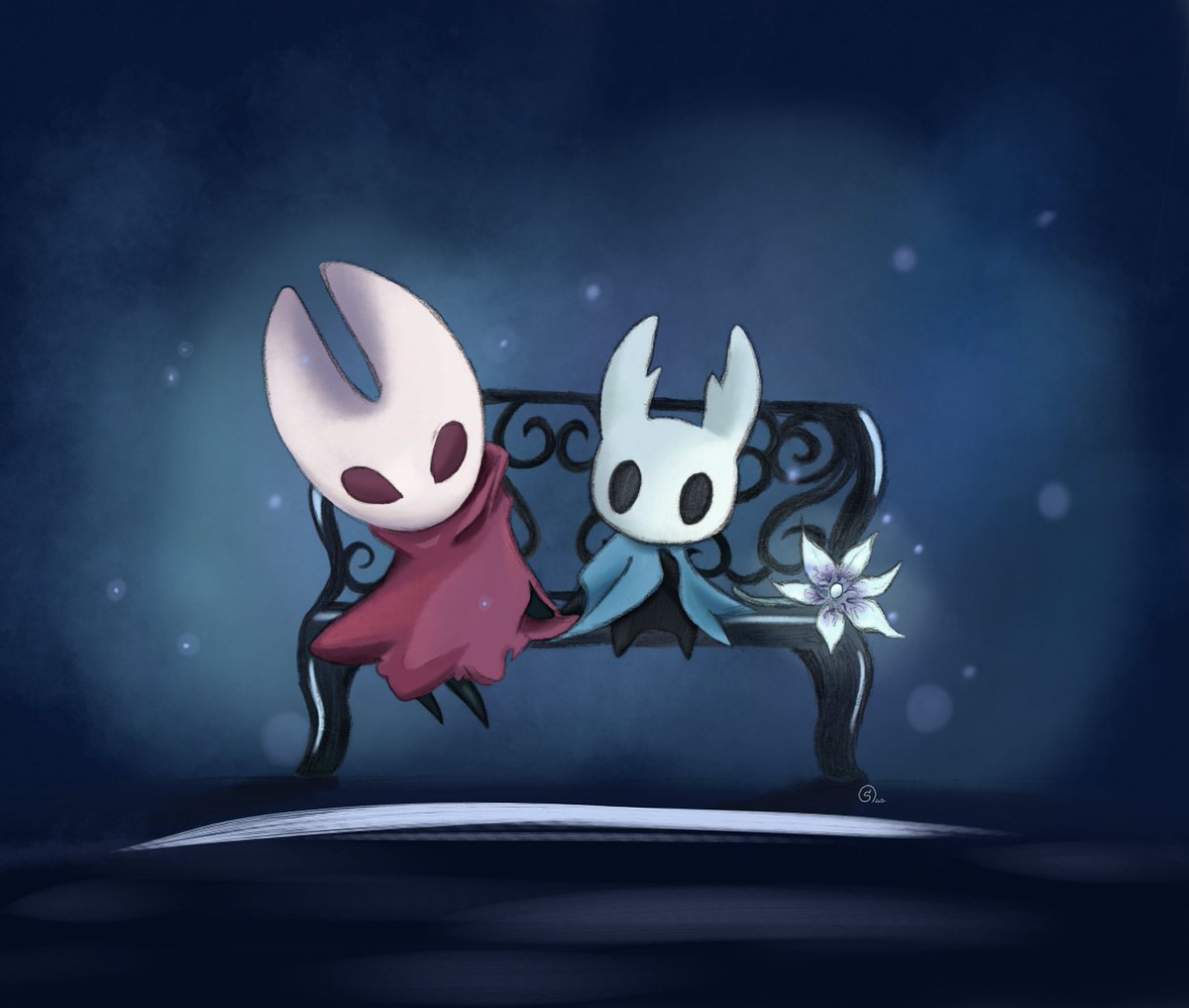 terrestrine's tweet photo. Dans les méandres de l'obscurité. 
Lueurs.
#HollowKnight https://t.co/2jeUPeLKjX