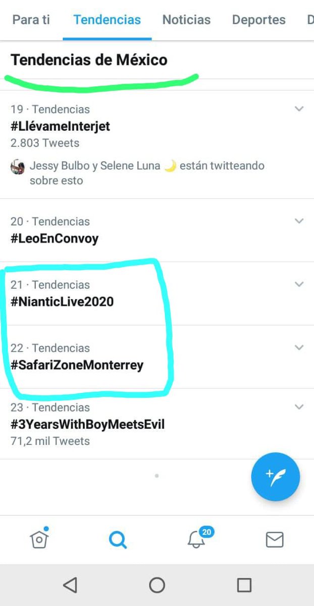 poketrainersmty's tweet photo. Agradecemos a toda la comunidad de Monterrey y de México por unirse al llamado y lograr ser tendencia en el pais 🇲🇽

#NianticLive2020
#SafariZoneMonterrey

@AlolanBunny
@TurismoNL
@parquefundidora 
@bkilday https://t.co/Kugjs4hfY3