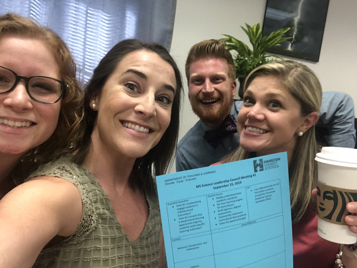 KSemtner's tweet image. Inaugural Science Leadership Council meeting! Planning for the future of Science instruction and PD for @hamcoschools #HCS_science #ambitiousscienceteaching @MullinsSciTchr @ChrissyEasterly
