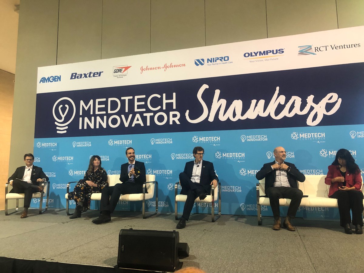 jkevincoker's tweet photo. Thanks to  #MedTechInnovator for allowing me to moderate the Molecular Diagnostics Panel @MedTechAwards. Got to spend time with the coolest kids on the MTI block IMO. 
#AltraTech, #GNABiosciences, @IschemiaCare, #Nanomix, #OrbitGenomics. https://t.co/cQ2BrIdvSK