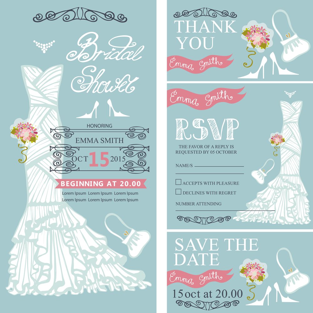 NobleDesignIntl's tweet photo. Bridal Shower Invitations should go out between six and eight weeks before the event, depending on how many out-of-towners are on the list. https://t.co/ToYkALq1DM https://t.co/W4nPsjtXPx