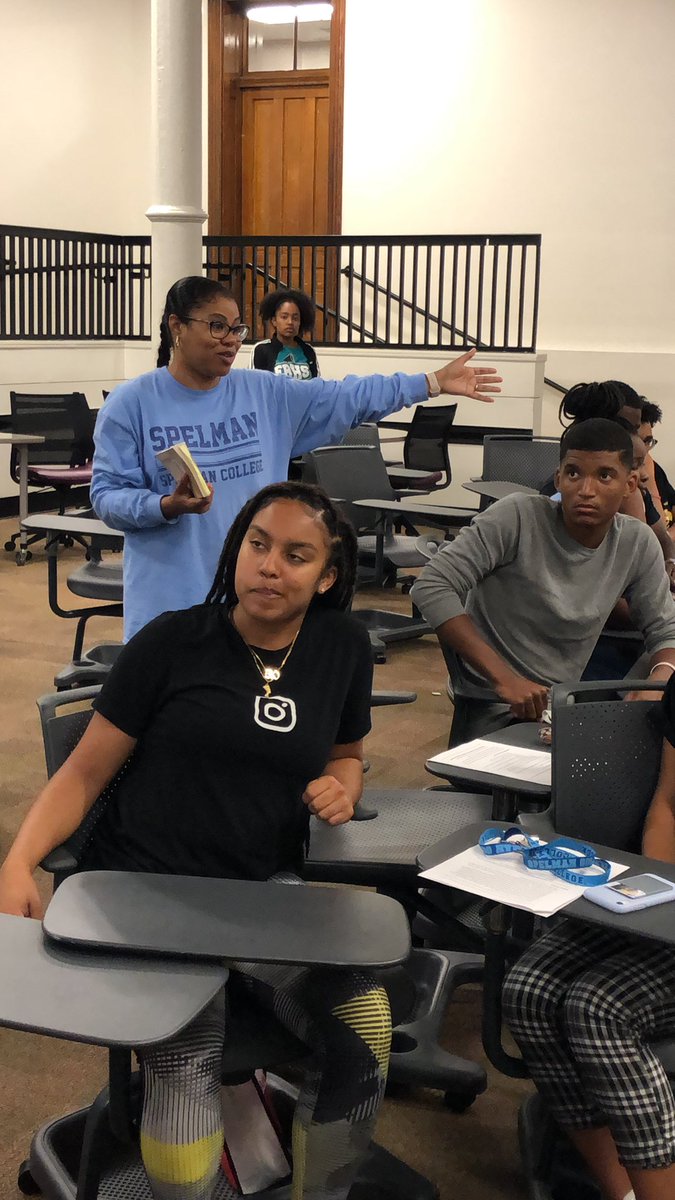 SpelmanHonors's tweet photo. “What I’m asking with this story is, at what point do we bow to humanity?”
#HumaneEquations @SpelmanEnglish https://t.co/CLgICJEK9l