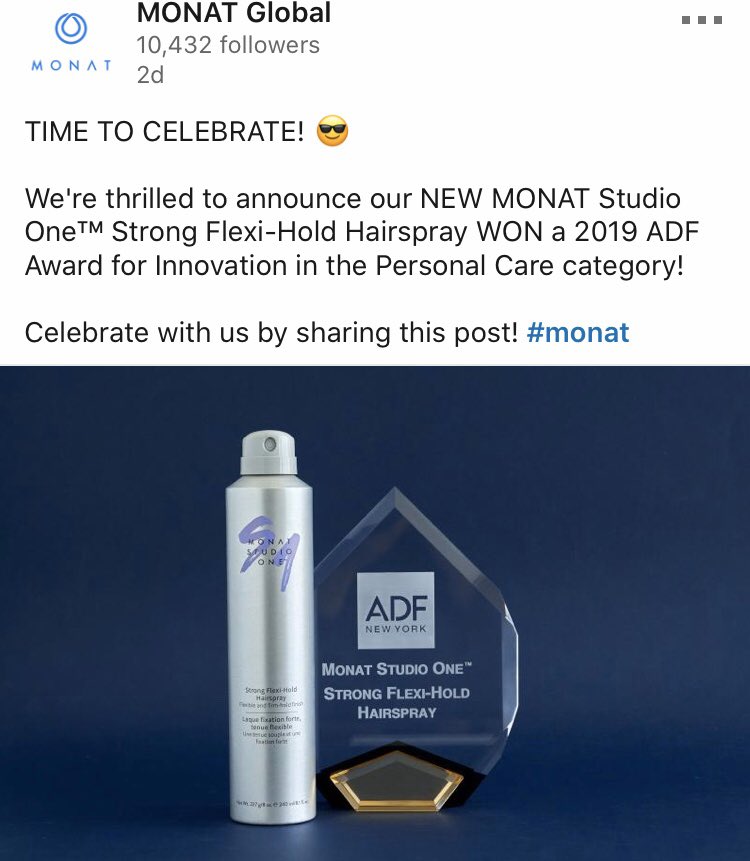 Jgabbyd1's tweet photo. @MONATOfficial #monatworks
Only the best products & it shows https://t.co/lJSwsciSmK