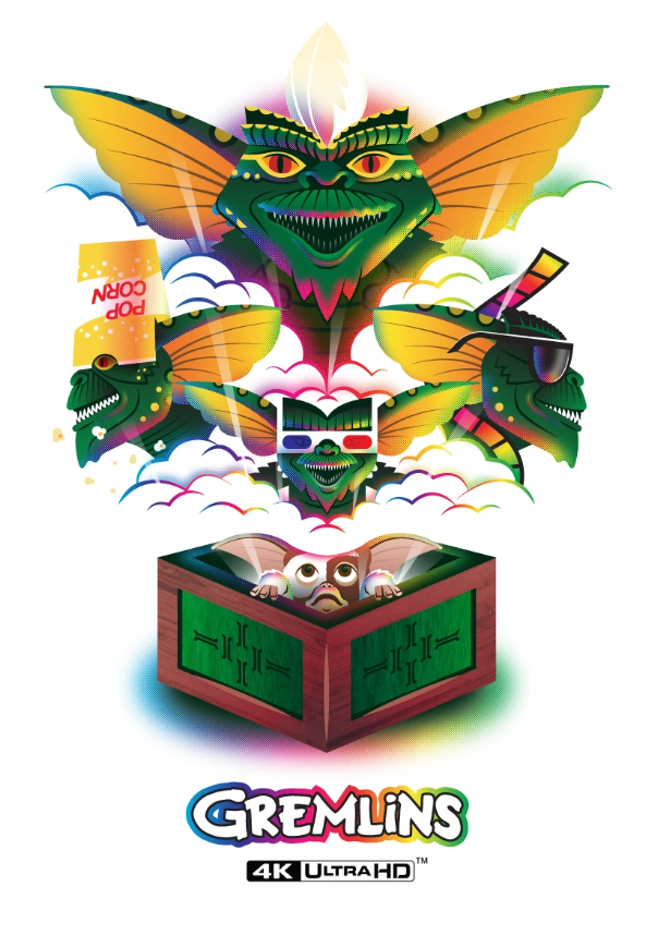 WBHomeEnt's tweet photo. We can’t get enough of this #Gremlins fan art! Artwork by Karen Rosales and Salmorejo Studio. https://t.co/PfOCZtUyQb