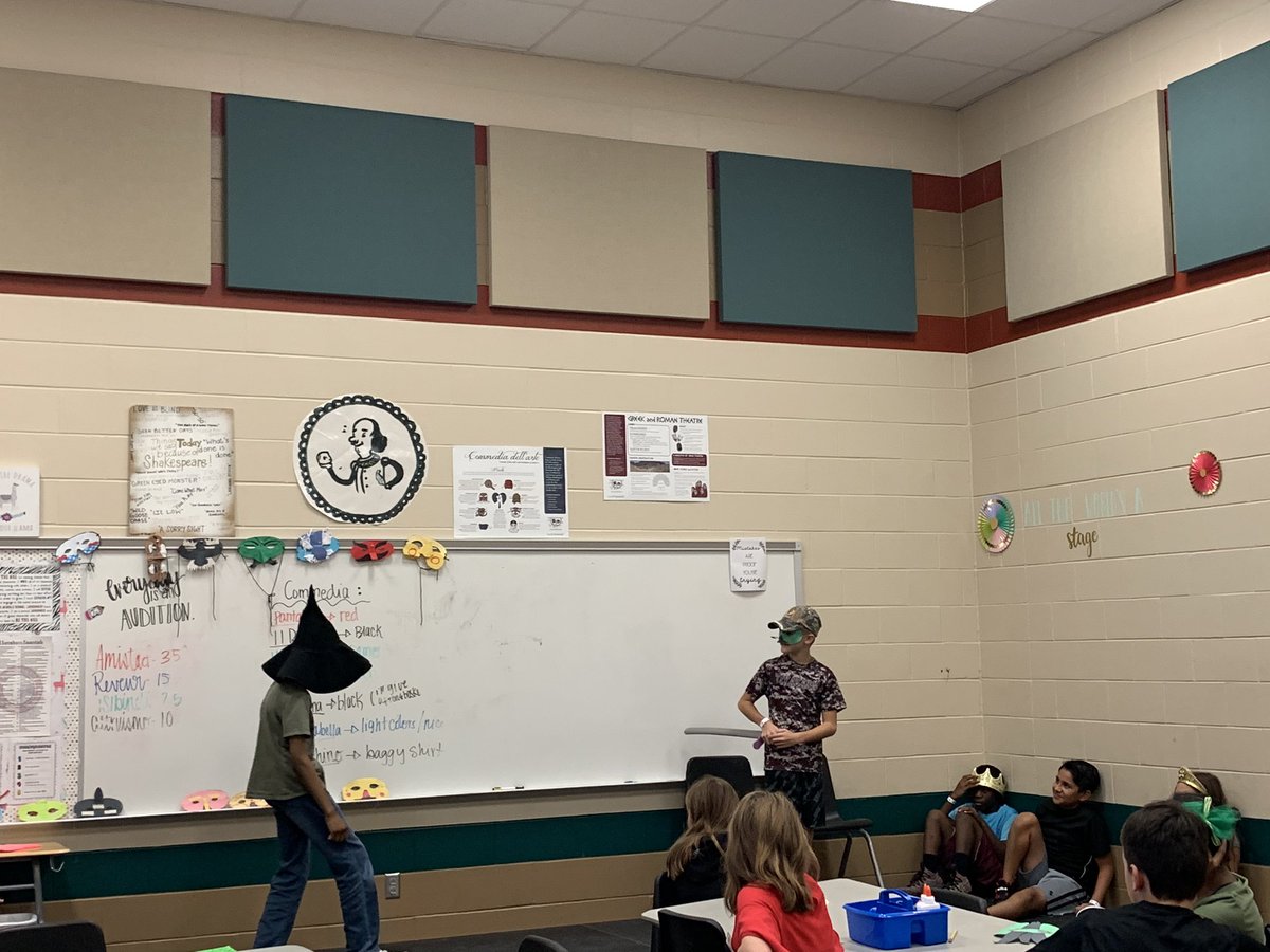 PRMS_Playhouse's tweet photo. Commedi! #prmsrocks #theatre https://t.co/MR9mSpHENd