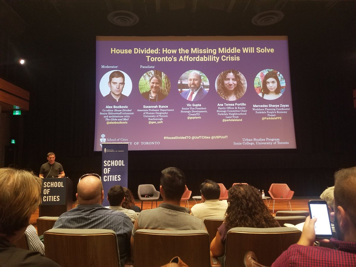 aim_ec's tweet photo. Thinking about the challenges of housing affordability in Toronto with @UofTCities @USPUofT #HouseDividedTO ... overdensification in the core, population drops in the yellow belt, strained services.. https://t.co/Z6AdPzDThC