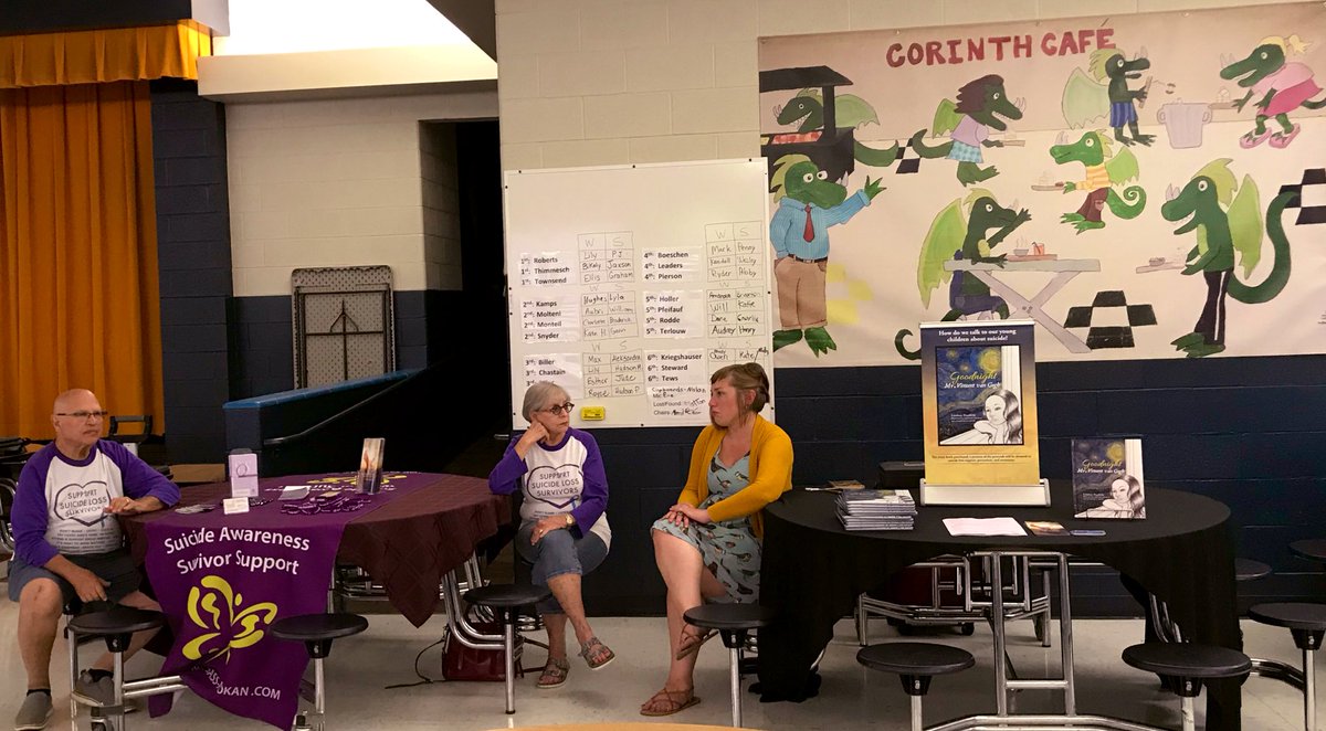 MrsChauvinSW's tweet photo. Thank you to the resources who came to support our SMSD families &amp; community at our suicide awareness and prevention might! #smsd50th @JOCOMNH @drjohnmckinney #SuicidePreventionMonth https://t.co/3aqZBfewkS
