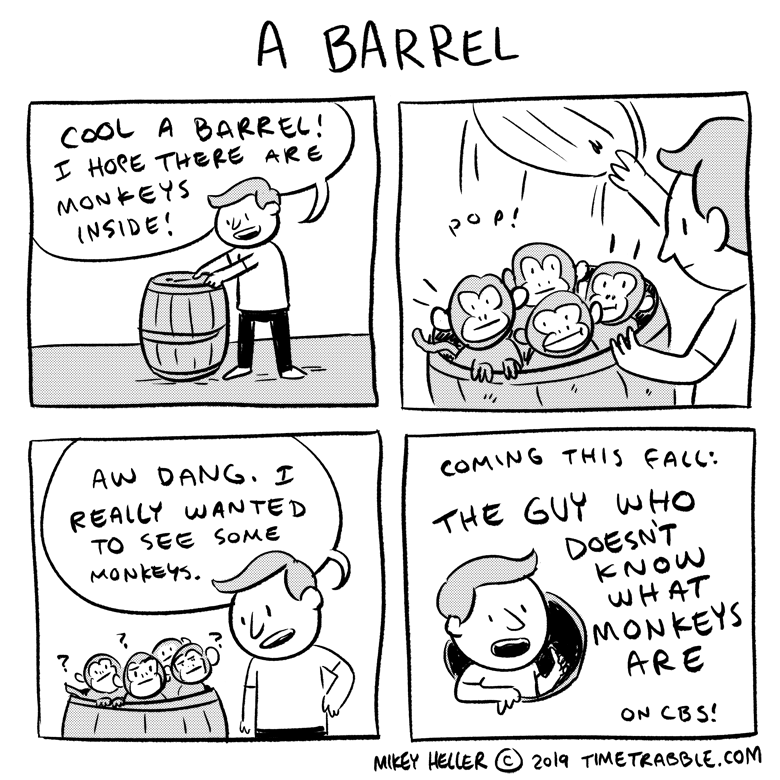 i drew a comic about a barrel 