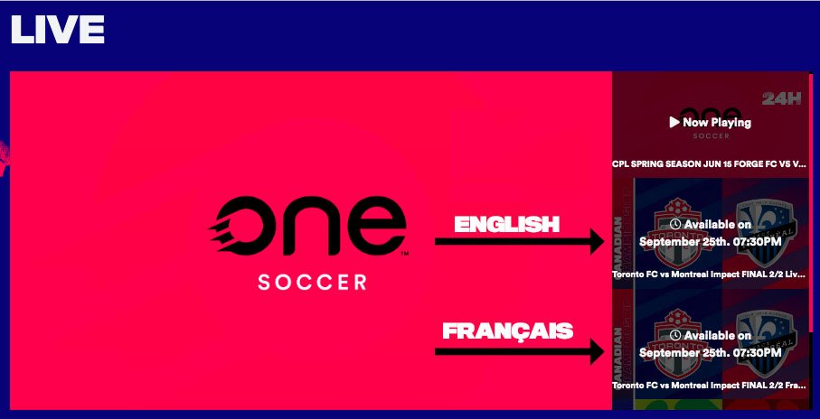 OneSoccer tweet media