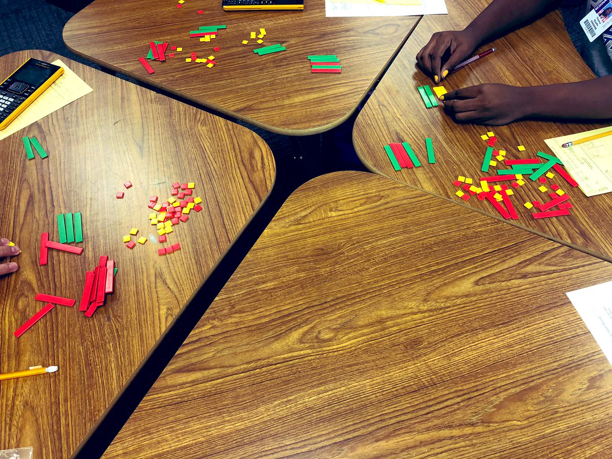 Got to play with these gems today!!! #algebratiles #mdjh_panthers
