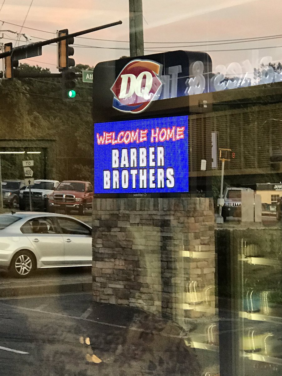 Well folks, we finally made it back to DQ with our Dad, only this time with our new booth