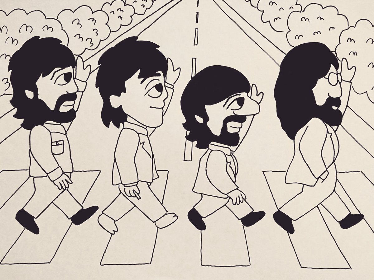 Twitter 上的 Hiro 9月26日は1969年 イギリスにて アビイ ロード が発売された日です そして明日は アビイ ロード50周年記念エディション がいよいよ発売されるんですよね あっ それと皆さん 横断歩道は手を上げて渡りましょう Beatles ビートルズ