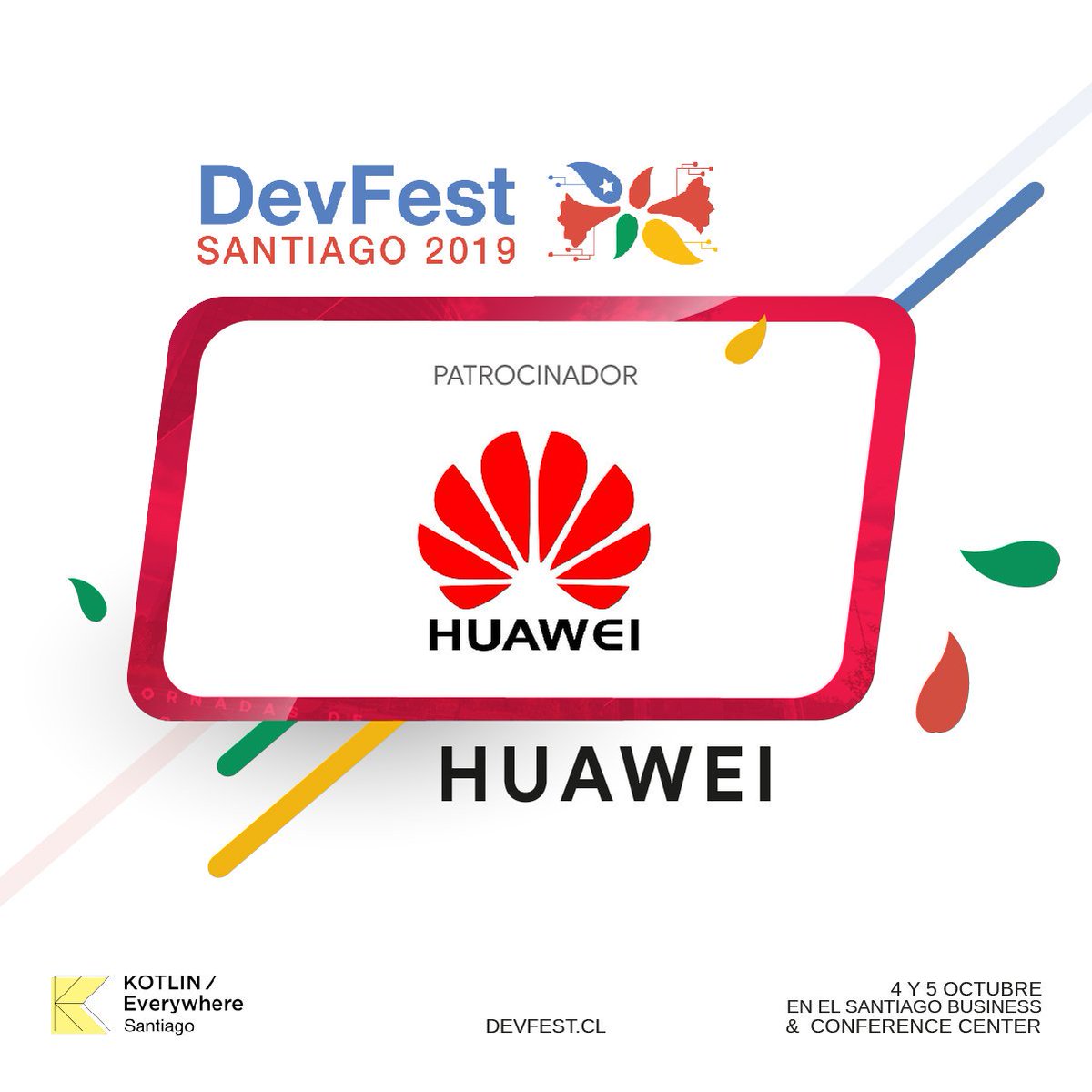 Estamos en llamas! <a href="/Huawei/">Huawei</a> ya es sponsor del DevFest Santiago 2019! Entradas disponibles solo hasta este viernes 27 de septiembre. Ya no queda nada y esto se viene increíble! No se lo pierdan! devfest.cl

@HuaweiMobileCL #gdg #devfest19 #devfestsantiago
