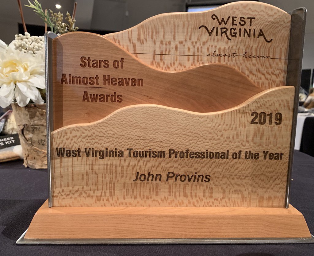 MarionCVB's tweet photo. Iโm ecstatic to announce that John Provins was named West Virginia Tourism Professional of the Year at the WV Governorโs Conference on Tourism!!
Congratulations, John! #AlmostHeaven #WVGovConf19 #mymarionwv #MCPARC https://t.co/HtxTtxc53F