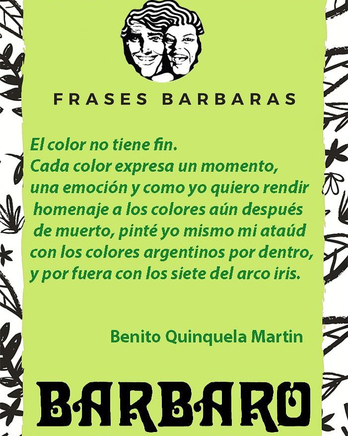 barbarobar's tweet photo. Colores, notas, sabores, texturas, formas son los elementos, ingredientes con las que el arte cobra vida. Valorarlos con pasion como el maestro Quinquela es parte del secreto para crear maravillas.
.
.
#EstaBarbaro https://t.co/lYKX7xzDrH