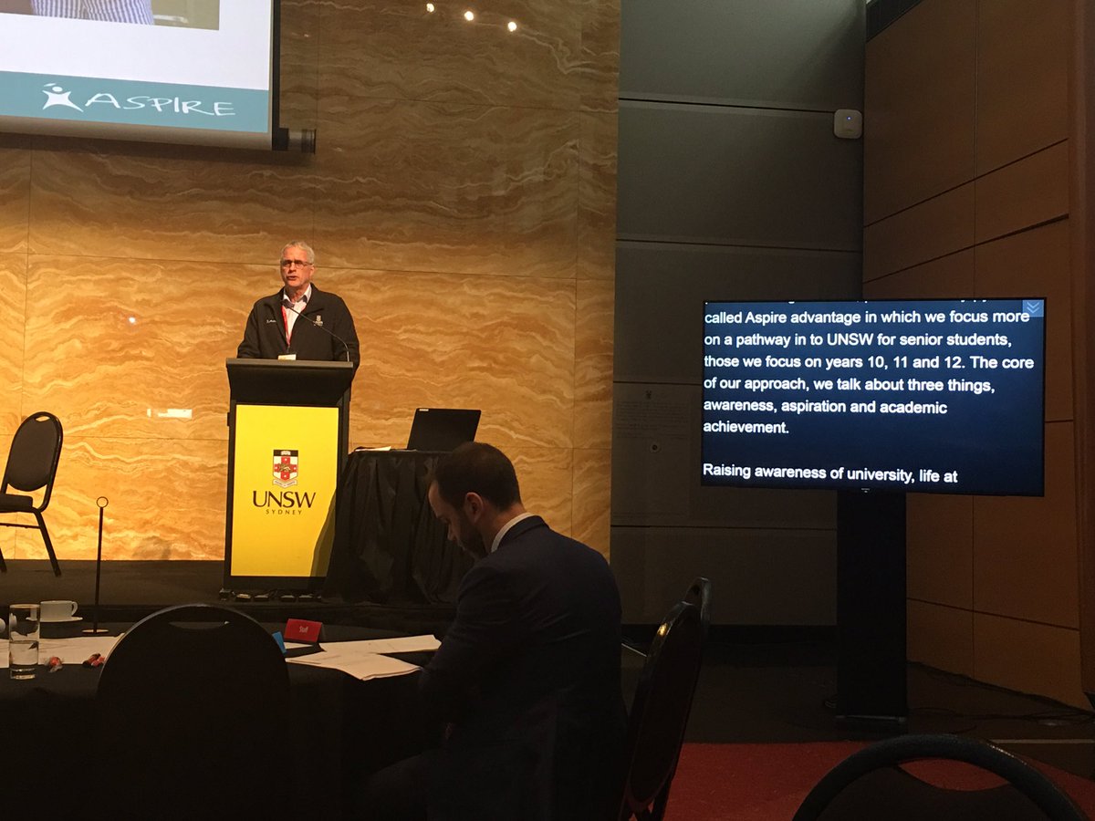 BecHarcourt's tweet photo. I have deep respect for Gavin Greenfield &amp; all @ASPIREUNSW team #Sustained &amp; Longitudinal Purpose &amp; Outcomes @unsw #DiversityShowcase2018 https://t.co/TPPTeyEGPm