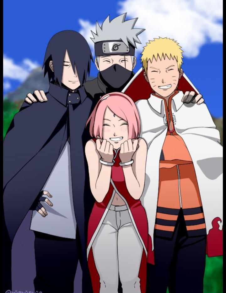 Saruto Uzmaki  Sakura and sasuke, Naruto kakashi, Sasuke sakura